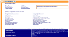 Desktop Screenshot of freesciencefairprojects.com